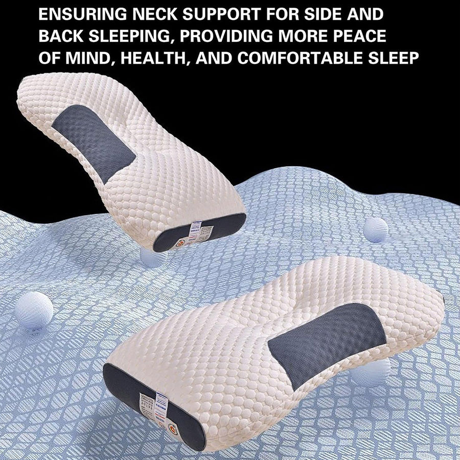 Sherum™ Antibacterial Neck Support Sleep-Aid Massage Pillow