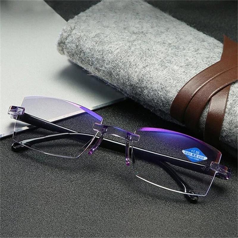 Sherum Sapphire High Hardness Anti Blue Light Intelligent Dual Focus Reading Glasses