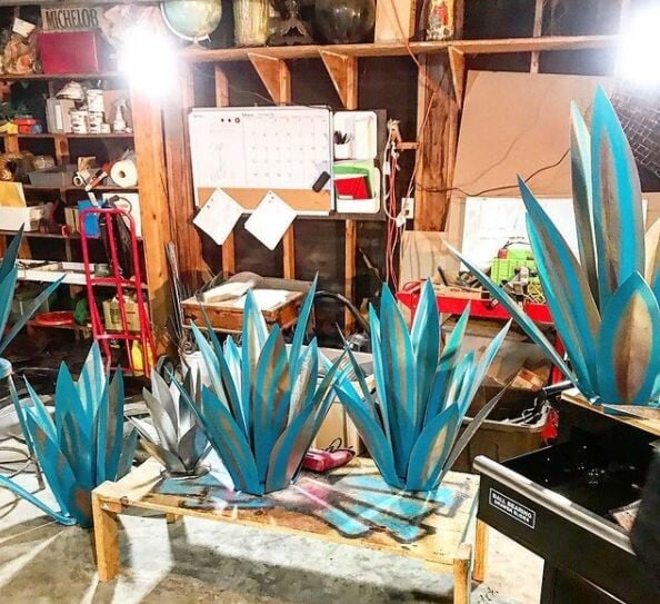 Sherum Anti-rust Metal Tequila Agave Plant